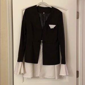 Black dress coat dress